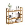 Полка для ванной 15x60x54см., светло-коричневая