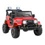 Vaikiškas elektrinis automobilis 99x62x62cm., raudonos/juodos spalvos