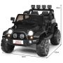 Детский электромобиль 123x80x80см, черного цвета