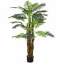 Dirbtinis augalas Homcom 16x16x160cm., žalios/juodos spalvos