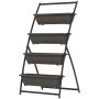 Gėlių stovas Outsunny 76x79x162cm., rudos/juodos spalvos