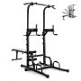 Daugiafunkcis treniruoklis 221x97x207cm., juodos spalvos
