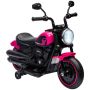 Электрический мотоцикл для детей Homcom 76x42x57см, розовый/черный