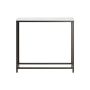 Konsolinis stalas 80x30x75cm., juodos/baltos spalvos