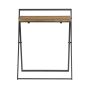 Sulankstomas rašomasis stalas 63x45x77cm., juodos/rudos spalvos