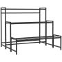 Подставка для цветов Outsunny 75x70x66см, черного цвета