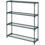 Подставка для цветов Outsunny 89x28x107 см, темно-зеленая.