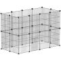 Вольер для животных PawHut 120x60x80 см, черный.