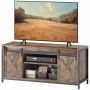TV staliukas Homcom 120x40x54cm., rudos spalvos