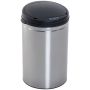 Automatinė šiukšliadėžė Homcom 30,5x51,5cm., sidabrinės/juodos spalvos