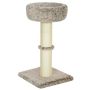 Когтеточка для кошек PawHut 45x45x87см, коричнево/кремового цвета