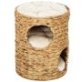 Домик для кошек с когтеточкой PawHut 40x40x50см, светло-коричневый