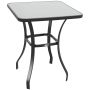 Уличный стол Outsunny 68,5x68,5x84см, черного цвета