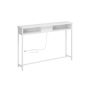 Konsolinis staliukas 25x120x81,1cm., baltos spalvos