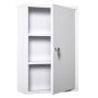 Медицинский шкаф Kleankin 40x18x60см, белого цвета