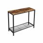 Konsolinis stalas 100 x 35 x 80 cm., tamsiai rudos spalvos
