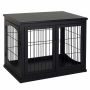 Клетка для собаки PawHut 58,5x81x66см, черного цвета