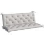 Подушка для качелей Outsunny 150x98x8см, светло-серого цвета