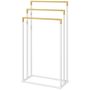 Pastatoma rankšluosčių kabykla Homcom 45x22,5x86cm., baltos/šviesiai rudos spalvos
