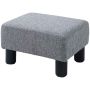 Пуф Homcom 40x30x24см, серо-черный