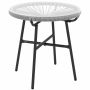 Lauko staliukas Outsunny 50x50x50cm., juodos/pilkos spalvos