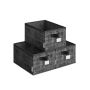 Rinkinys iš 3 dėžių 30x20x15cm., judoos spalvos