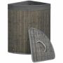 Корзина для белья 55L Homcom 38x38x57см, тёмно-серого цвета