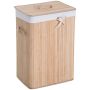 Корзина для белья 72L Homcom 40x30x60см, светло-коричневый/белый