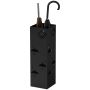Skėčių stovas Homcom 15,5x15,5x49cm., juodos spalvos