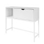 Konsolinis stalas 92x30x80cm., baltos spalvos