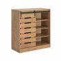 Комод 35x89x80см., коричневого/черного цвета