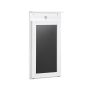 Sieninis baro stalas 50x75x76cm., baltos/juodos spalvos