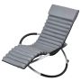 Садовый стул Outsunny 145x74x86 см, серо-черный