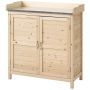 Садовый шкаф для инструментов Outsunny 83x40x92см, светло-коричневый