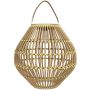 Садовый светильник на солнечных батареях Outsunny, 31x31x32 см, светло-коричневый.