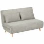 Диван-кровать Homcom 141x90x81см, серо-светло-коричневого цвета