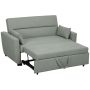 Диван-кровать Homcom 155x90x88,5см, серого цвета