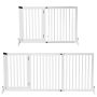 Вольер для собак PawHut 166x36x71см, белого цвета