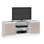 TV staliukas RTV K120, baltos/kreminės spalvos