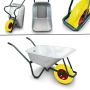 Sodo karutis 100 L talpos iš PVC, iki 250 kg., baltas/geltonas