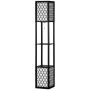 Торшер Homcom 26x26x156см, черного цвета
