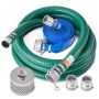 Siurbimo žarnos rinkinys vandens siurbliui 51 mm x 15,2 m su filtru ir adapteriais