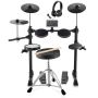 Elektrinis būgnų rinkinys, 15 būgnų, USB MIDI, 6,5" tylus būgnas ir 10" cimbolai