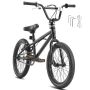 Велосипед BMX 18 дюймов, фристайл, рама из высокопрочной стали.