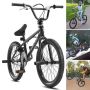 Велосипед BMX с 20-дюймовыми колесами, рамой из высокопрочной стали, для фристайла.