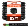 50 pėdų 10 AWG varinis elektros maitinimo kabelis, ilgintuvas