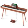 Skaitmeninis svertinis elektrinis pianinas, 88 klavišai, bluetooth, USB, MIDI, su stovu ir ausinėmis