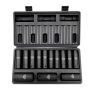 1/2 colio smūginių gilių galvučių rinkinys, 13 dalių, 10–24 mm, CR-V plienas