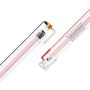 60 W CO2 lazerinis vamzdelis, 1250 mm, 55 mm borosilikatinis stiklas