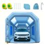 Pripučiama automobilių dažymo kabina 610x305x244 cm su filtru ir pūstuvais